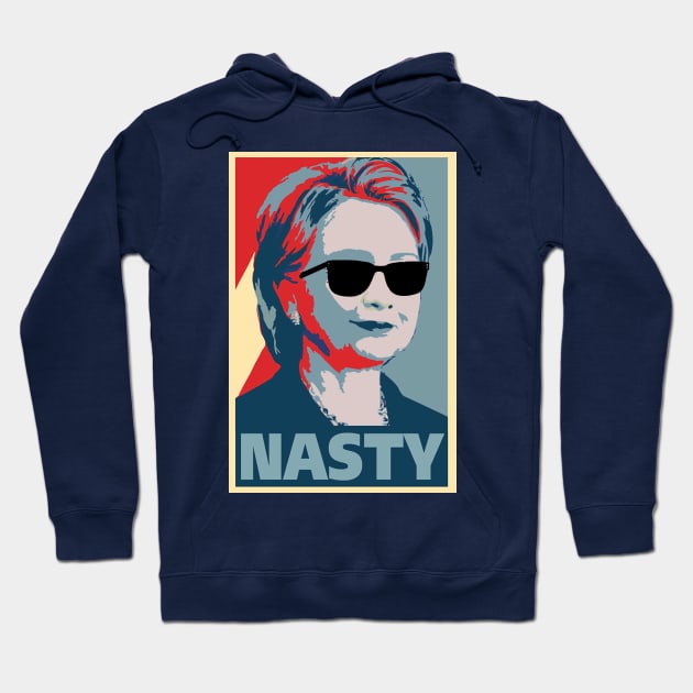 A Nasty Woman Vote Nasty Hoodie by JayaUmar329